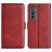 Mobigear Slim Magnet Motorola Edge (2022) Hülle Klapphülle Geldbörse - Rot