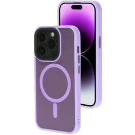 Mobiparts Hardcover iPhone 14 Pro MagSafe Hülle Hardcase Backcover - Satin Lila