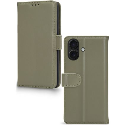 Mobilize Premium Gelly iPhone 17 Klapphülle Portemonnaie - Grün