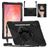 Mobigear SureGrip XGuard Samsung Galaxy Tab S11 Ultra Hülle Kunststoff / Silikon Backcover + Stylus-Halter + Schultergurt + Ständer - Schwarz