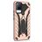 Mobigear Armor Stand Vivo V21 Hülle Hardcase Backcover Stoßfest mit Ständer - Roségold