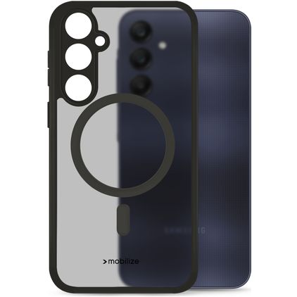 Mobilize Hybrid Samsung Galaxy S25 Plus MagSafe Hülle Hardcase Backcover Stoßfest - Schwarz