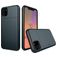 Mobigear Card iPhone 11 Hülle Hardcase Backcover Stoßfest mit Kartenhalter - Marineblau