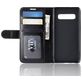 Mobigear Wallet Samsung Galaxy S10 Hülle Klapphülle Geldbörse - Schwarz