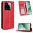 Mobigear Sensation Xiaomi 15 Pro Hülle Klapphülle Geldbörse - Rot