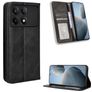 Mobigear Sensation POCO X6 Pro Hülle Klapphülle Geldbörse - Schwarz