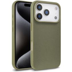 Mobigear Bio iPhone 18 Pro Hülle Umweltfreundliches Backcover - Armeegrün
