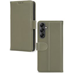 Mobilize Premium Gelly Wallet Samsung Galaxy A14 Hülle Klapphülle Geldbörse - Grün