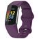 Mobigear Sport Dual Silikon Fitbit Charge 5 Armband Drückerschließe - Lila