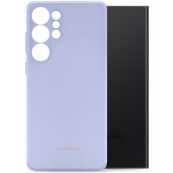 Mobilize Rubber Gelly Samsung Galaxy S24 Ultra Hülle Flexibles TPU Backcover - Pastel Purple