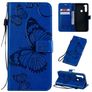 Mobigear Butterfly Xiaomi Redmi Note 8T Hülle Klapphülle Geldbörse - Blau