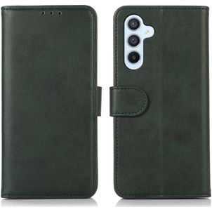 Mobigear Wallet Samsung Galaxy A54 Hülle Klapphülle Geldbörse - Grün