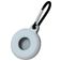 Mobigear Circle Key Apple AirTag Hülle TPU (flexibel) Schlüsselanhänger - Weiß