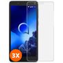 Mobigear Alcatel 1C (2019) Panzerglas Gehärtetes Glas Displayschutz - Hüllenfreundlich (3er Pack)