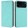 Mobigear Frosted Flip iPhone 17 Pro Max Hülle Klapphülle Geldbörse - Blau