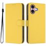 Mobigear Urban Wallet iPhone 16 Hülle Klapphülle Geldbörse - Gelb
