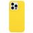 Mobigear Colors iPhone 14 Pro Hülle Flexibles TPU Backcover - Gelb