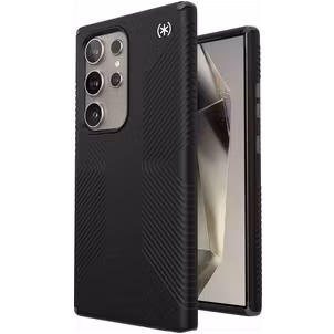 Speck Presidio2 Grip Samsung Galaxy S24 Ultra Hülle Hardcase Backcover Stoßfest - Schwarz