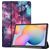 Mobigear Tri-Fold Samsung Galaxy Tab S6 Lite Hülle Klapphülle - Galaxis