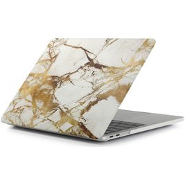 Mobigear Marble MacBook Pro 14 Zoll (2021-2026) Hardcase Hülle MacBook Case - Braun - Model A2442 / A2779 / A2918 / A2992 / A3401 / A3112 / A3434 / A3427 / A3426