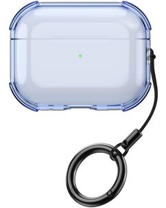 Mobigear Crystal Clip Apple AirPods Pro 3 Hülle Flexibles TPU - Blau