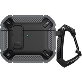 Mobigear Armor Clip Apple AirPods 4 Hardcase Hülle - Schwarz