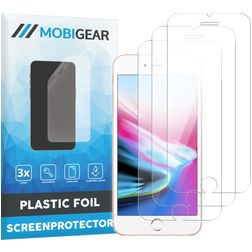 Mobigear iPhone 7 Plus Displayschutz Schutzfolie - Hüllenfreundlich (3er Pack)