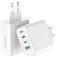 Mobilize Wall Charger 4 USB Ladegerät Power Delivery 140W - Weiß