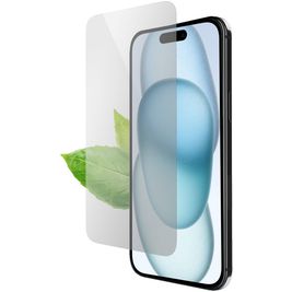 Mobiparts Recycled iPhone 15 Panzerglas Gehärtetes Glas Displayschutz