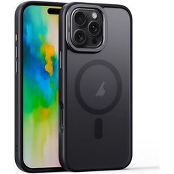 Mobigear Shockproof iPhone 16 Pro MagSafe Hülle Hardcase Backcover - Schwarz