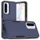 Mobigear Heavy Armor Samsung Galaxy A36 Hülle Hardcase Backcover Stoßfest - Dunkelblau