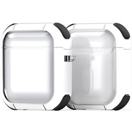 Mobigear Shockproof Apple AirPods 1 Hardcase Hülle - Weiß