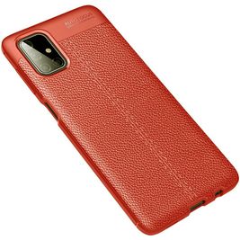 Mobigear Luxury Samsung Galaxy M51 Hülle Flexibles TPU Backcover - Rot