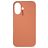 Nudient Base iPhone 16 Plus Silikon Hülle Backcover - Peach Orange