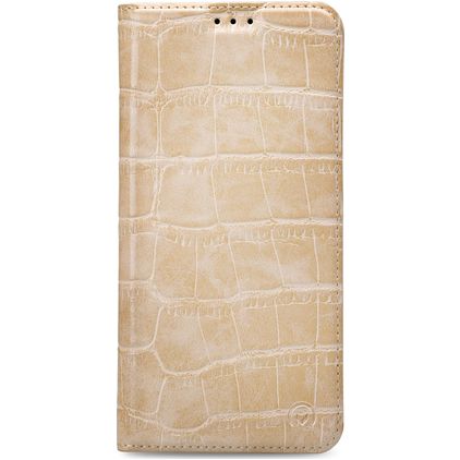 Mobilize Premium Book Samsung Galaxy J1 (2016) Hülle Klapphülle - Alligator Peanut Brown