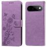 Mobigear Flowers Google Pixel 11 Hülle Klapphülle Geldbörse - Lila
