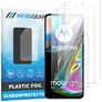 Mobigear Motorola Moto G82 Displayschutz Schutzfolie - Hüllenfreundlich (3er Pack)