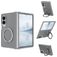 Mobigear 360 Rotating Ring Samsung Galaxy Z Fold 8 MagSafe Hülle Hardcase Backcover mit Ringhalter - Grau