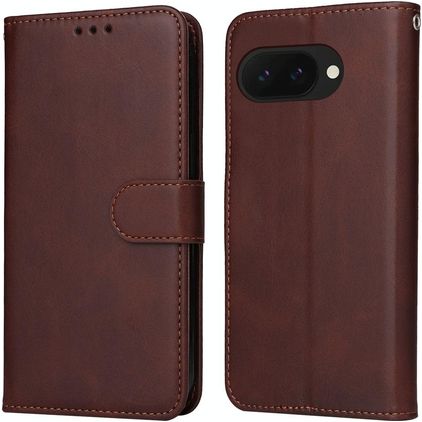 Mobigear Wallet Google Pixel 9a Hülle Klapphülle Geldbörse - Braun