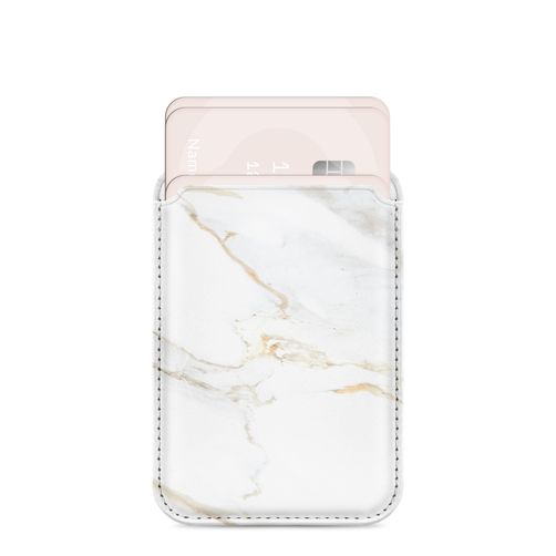 MIO Kartenhalter - 3 Karten - MagSafe-kompatibel - White Marble
