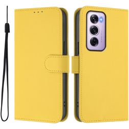 Mobigear Urban Wallet OPPO Reno 12 Pro Hülle Klapphülle Geldbörse - Gelb