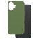CARE by PanzerGlass Fashionable iPhone 16 Silikon MagSafe Hülle Backcover - Grün