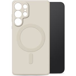 My Style Protective Flex Samsung Galaxy S25 Ultra MagSafe Hülle Flexibles TPU Backcover - Antique White