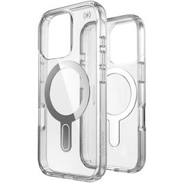 Speck Presidio Perfect Clear Durchsichtig iPhone 16 Pro MagSafe Hülle Hardcase Backcover Stoßfest - Transparent