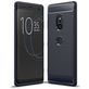 Mobigear Brushed Slim Sony Xperia XZ3 Hülle Flexibles TPU Backcover - Marineblau