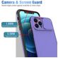 Mobigear Cam Slide iPhone 14 Hülle Hardcase Backcover mit Kamera Slider - Lila