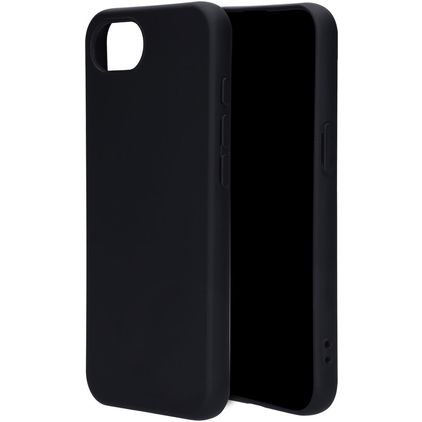 Mobiparts iPhone 17e Silikon Hülle Backcover - Schwarz