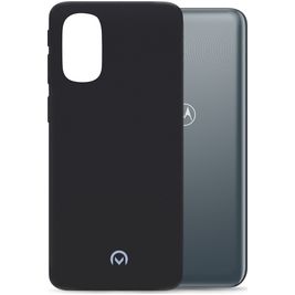 Mobilize Rubber Gelly Motorola Moto G31 Hülle Flexibles TPU Backcover - Matt Black