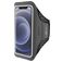 Mobiparts Comfort Fit Handyhalterung Joggen iPhone 12 Mini Sporthülle Neopren Sportarmband - Schwarz