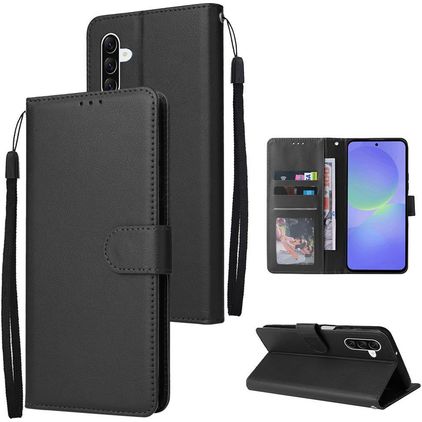 Mobigear Wallet Samsung Galaxy A37 Klapphülle Portemonnaie - Schwarz
